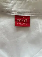 Vorschaubild 4 von Hemdbluse Damen Gr. 38 Weiß Kurzarm Rüschen Feminin Bluse