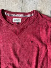 Vorschaubild 2 von Herren Pullover Rot Gr. 48/M Casual Baumwolle