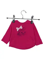Vorschaubild 1 von Baby Langarmshirt Katze Schleife Pink Gr. 62 Mädchen