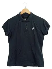 Vorschaubild 1 von Damen Poloshirt Gr. 38 Schwarz Sportlich Kurzarm Polo Shirt