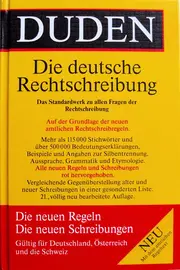 Vorschaubild 1 von Die deutsche Rechtschreibung Wörterbuch Hardcover verlag 21. Auflage