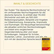 Vorschaubild 3 von Die deutsche Rechtschreibung Wörterbuch Hardcover verlag 21. Auflage