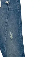 Vorschaubild 2 von EDC Damen Jeans Slim Fit Hose Blau Gr. 27 Casual Zierknöpfe