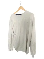 Vorschaubild 1 von Herren Pullover XXL Beige Casual Baumwolle Langarm