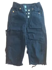 Vorschaubild 2 von Kinder Destroyed Jeans Hose Schwarz Gr. 4 lata Streetwear