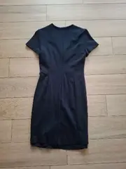 Vorschaubild 2 von Businesskleid Damen Gr. 32/XXS Blau Elegant Kurzarm