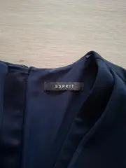 Vorschaubild 3 von Businesskleid Damen Gr. 32/XXS Blau Elegant Kurzarm