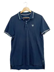 Vorschaubild 1 von Herren Poloshirt Gr. 50/L Casual Blau Baumwolle