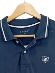 Vorschaubild 3 von Herren Poloshirt Gr. 50/L Casual Blau Baumwolle