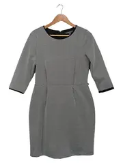 Vorschaubild 1 von Businesskleid Damen Gr. 36/S Elegant Mehrfarbig Grafisch 3/4-Arm
