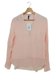 Vorschaubild 1 von Bluse Damen 36/S Rosa Klassisch Elegant Polyester Langarm