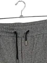 Vorschaubild 3 von Herren Shorts XXL Grau Kariert Casual Kordelzug