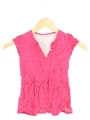 Vorschaubild 1 von Sommerkleid Kinder Gr. 86 Rosa Punkte Casual Farbenfroh