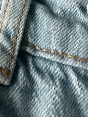 Vorschaubild 3 von Damen Jeans Straight Leg Blau Gr. S 36 L26 Baumwolle Casual