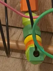 Vorschaubild 3 von Motorikschleife Holz Perlenspiel Motorikspielzeug Baby Kleinkind
