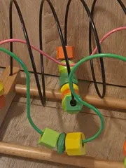 Vorschaubild 2 von Motorikschleife Holz Perlenspiel Motorikspielzeug Baby Kleinkind