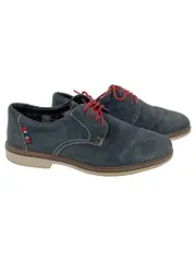 Vorschaubild 1 von Herren Schnürschuhe Gr. 40 Blau Wildleder Klassisch Casual