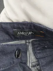 Vorschaubild 2 von Mom Jeans Damen Hose Gr. 34/XS Blau Casual Wide Leg Cropped