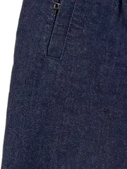 Vorschaubild 3 von Mom Jeans Damen Hose Gr. 34/XS Blau Casual Wide Leg Cropped