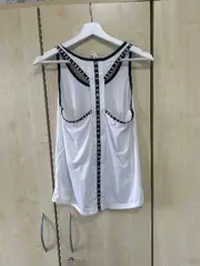 Vorschaubild 2 von Damen Sport Tank Top Shirt Gr. 36/S Weiß Sportlich