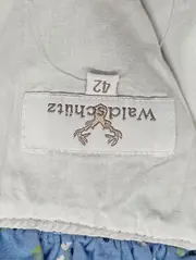 Vorschaubild 3 von WALDSCHÜTZ Dirndl Trachtenkleid A-Linie 42 XL Blau Punkte Rüschen Schleife