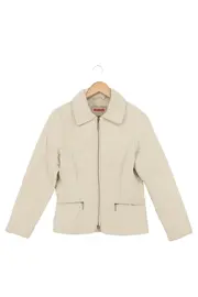 Vorschaubild 1 von Damen Steppjacke Gr. 36/S Beige Casual Übergangsjacke