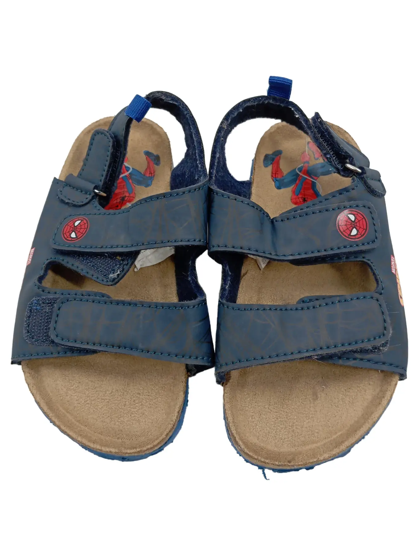 MARVEL Spiderman Sandalen Kinder Jungen Gr. 26 Blau Klettverschluss