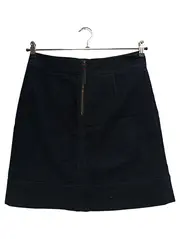 Vorschaubild 2 von Damen Bleistiftrock Gr. 38/M Blau Baumwolle Business Elegant