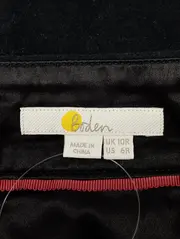Vorschaubild 3 von Damen Bleistiftrock Gr. 38/M Blau Baumwolle Business Elegant