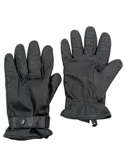 Vorschaubild 1 von Lederhandschuhe Herren Gr. 9.5 Schwarz Klassisch Gefüttert Winter