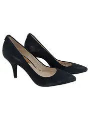 Vorschaubild 1 von Pumps Damen Gr. 36.5 Schwarz Wildleder Elegant Business