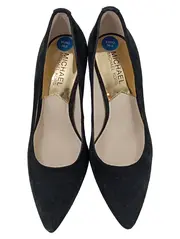 Vorschaubild 2 von Pumps Damen Gr. 36.5 Schwarz Wildleder Elegant Business
