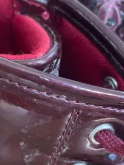Vorschaubild 6 von Mädchen Stiefel Stiefelette Gr. 27 Rot Lack Optik Casual Herbst Winter