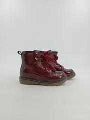 Vorschaubild 2 von Mädchen Stiefel Stiefelette Gr. 27 Rot Lack Optik Casual Herbst Winter
