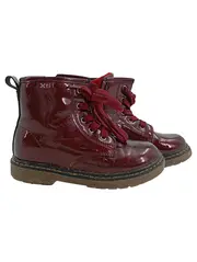 Vorschaubild 1 von Mädchen Stiefel Stiefelette Gr. 27 Rot Lack Optik Casual Herbst Winter