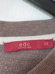 Vorschaubild 3 von EDC Damen Pullover V-Ausschnitt Langarm Beige Gr. 34/XS Casual