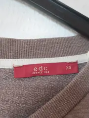 Vorschaubild 8 von EDC Damen Pullover V-Ausschnitt Langarm Beige Gr. 34/XS Casual