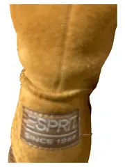 Vorschaubild 5 von Damen Winterstiefel Gr. 42 Braun Fellbesatz Kette Wildleder