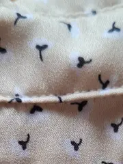 Vorschaubild 3 von Damen Pullunder mit Polka Dot Kragen Beige Gr. 36/S