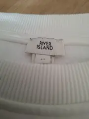 Vorschaubild 4 von Damen Sweatshirt Milano Gr. 38/M Weiß Schriftzug Casual