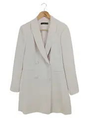 Vorschaubild 1 von Damen Blazer Gr. 38 Beige Elegant Business Longblazer