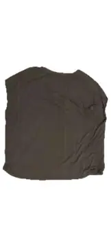 Vorschaubild 3 von Damen T-Shirt Bluse V-Ausschnitt Oliv Gr. L ärmellos Viskose