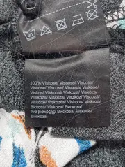 Vorschaubild 5 von Damen Bluse Schwarz Blumenmuster Gr. 34/XS Elegant Viskose Langarm