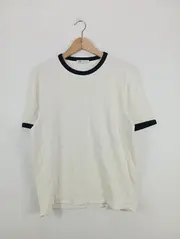 Vorschaubild 2 von Herren T-Shirt Beige Gr. 48/M Kurzarm Baumwolle Casual Alltag