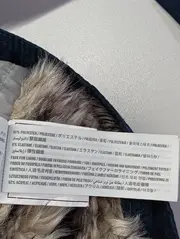 Vorschaubild 5 von Damen Parka Winterjacke Gr. 34, XS Navy Blau Kunstfell Kapuze