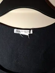 Vorschaubild 5 von Damen Langarmshirt Schwarz Gr. 40/L Rippstrick Casual