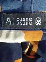 Vorschaubild 3 von Bluse Damen 38/M Blau Tierdruck Vintage Langarm