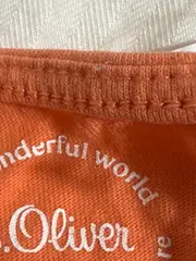 Vorschaubild 4 von Mädchen Langarmshirt Gr. 86 Orange Herz Applikation Love