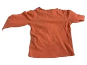 Vorschaubild 3 von Mädchen Langarmshirt Gr. 86 Orange Herz Applikation Love