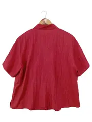 Vorschaubild 2 von Bluse Damen Rot Klassisch Einheitsgröße